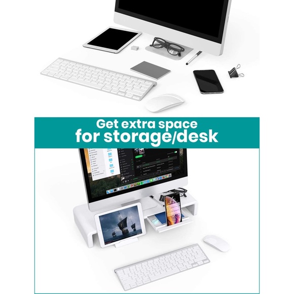 ⚡️🚚 MOVING SALE! 🖥 Monitor Stand Riser - Picture 7 of 10